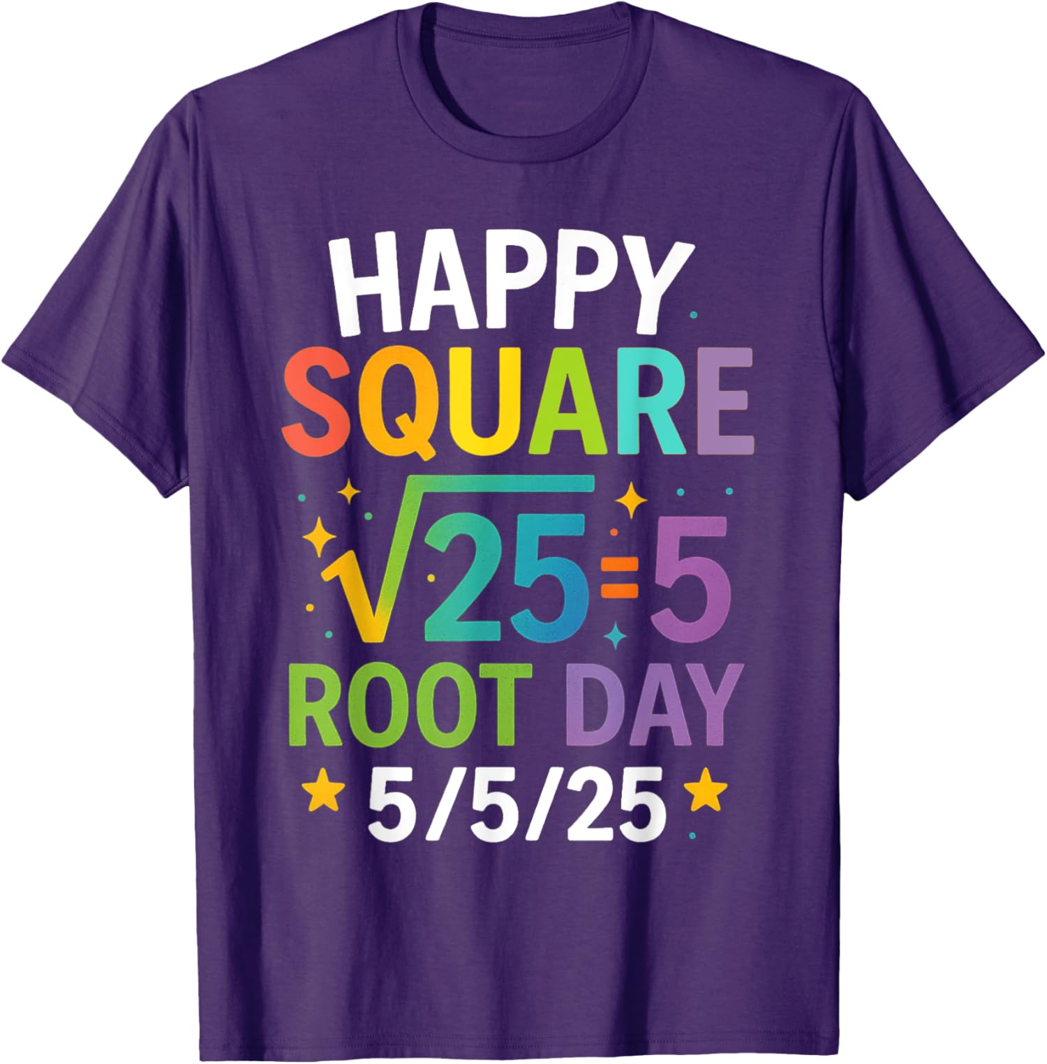 Retro Square Root Day 2025 5/5/25 Cool Outfits Unisex T